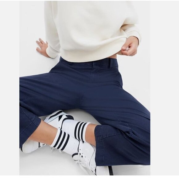 GAP 90's Straight Up Khakis with Washwell Size 6 Black Y2k Pants #815869 RT $70 - Picture 6 of 13